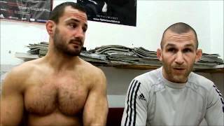 Mathieu NICOURT et Sylvain POTARD après sa victoire au 100 fight [upl. by Quackenbush]