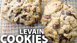 Make the BEST CHOCOLATE CHIP COOKIE at HOME  Levain Bakery [upl. by Zulch474]