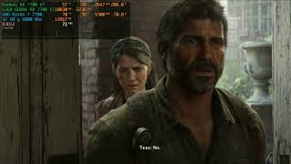 The Last of Us Part I  RX 7700 XT  Ryzen 7 7700  2K  HIGH Settings [upl. by Dara388]