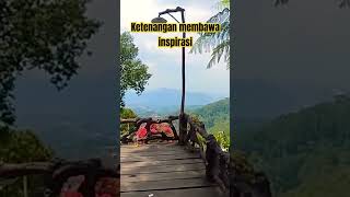 Keindahan panorama di lereng gunung beautiful wisata shortvideo landscape nature quotes [upl. by Artsa841]