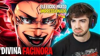 OBEDEÃ‡AM AO RAP GEEK 2 ðŸ˜ˆ  Cavalheiro reage a Divina FacÃ­nora  Novatroop  Sukuna Jujutsu Kaisen [upl. by Cioffred295]