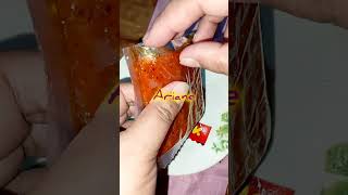 Latiao spicy snack latiao spicy snacks satisfying viralvideo [upl. by Ynor]