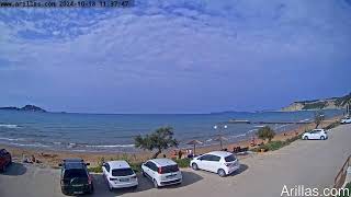 20241018 Arillas Corfu Live Webcam [upl. by Gayelord]