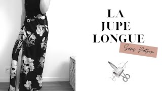 Comment coudre une jupe longue sans patron  Tuto Couture [upl. by Nylra]