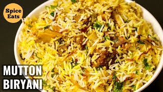 MUTTON BIRYANI  QUICK MUTTON BIRYANI RECIPE  PRESSURE COOKER MUTTON BIRYANI [upl. by Behlau889]