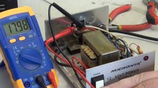 NOT a CB Power supply  Micronta 229127C 12V power supply  overhaul [upl. by Rubenstein79]