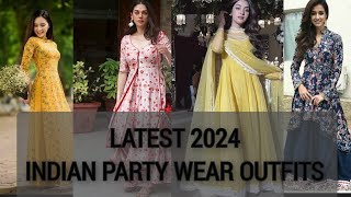 Latest 2024 pakistani Party Wear Outfits । Trending Indian Suits Design indian latest design [upl. by Meenen]