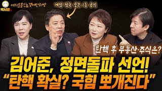 김어준 정면돌파 선언  quot탄핵 확실 국힘 뽀개진다quot  ft전현희 이언주 부승찬 김성완 이광수 고현준 [upl. by Relyuc833]