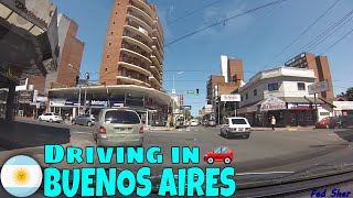 Driving in Buenos Aires from Haedo to Morón [upl. by Floris]