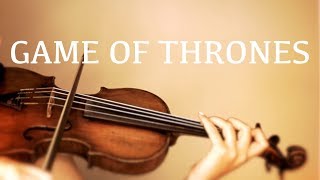 Game of Thrones Theme on violin COVER [upl. by Anelleh]