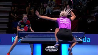 Bernadette Szocs vs Han Ying  Final 2023 European Team Championships [upl. by Tana]