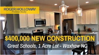 400000 New Construction Home in Waxhaw NC 28173 [upl. by Ihsakat]