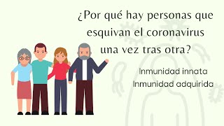 Por qué hay personas que esquivan el coronavirus una vez tras otra [upl. by Eilojne]