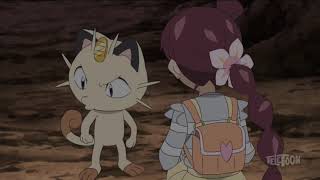 Pokemon Journeys Meowth Wants Chloe To Catch Him [upl. by Humfrey]