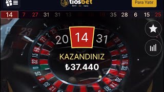 RULET  5K KASAYI 10 DAKİKADA 50K YAPTIM casino rulet bahissiteleri [upl. by Schroeder]