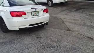 2011 E93 M3 Straight Pipe Exhaust [upl. by Onibas]