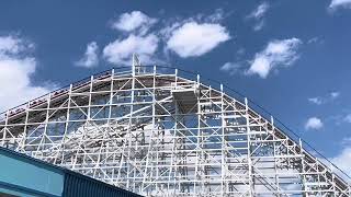 Racer Roller Coaster at Kings Island [upl. by Ecnarf364]