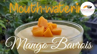 Mouthwatering Mango puddingMango BavaroisEasy Mango Dessert Recipe Mango MousseFaznas Kitchen [upl. by Anselmi]