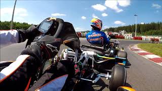 Onboard GoPro Rotax Max Senior  Circuit de SpaFrancorchamps  Dutch Rotax Max Challenge Round 5 [upl. by Tuttle968]