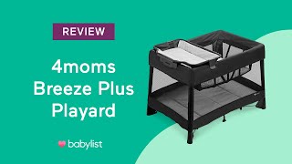 4moms Breeze Plus Playard Review  Top 5 Parent Questions Answered  Babylist [upl. by Allisirp]