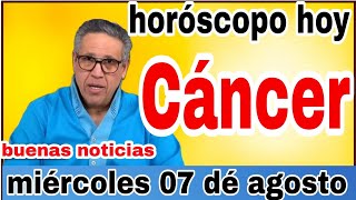 horoscopo de hoy Cáncer  Horóscopo Diario  Cáncer  07 de agosto de 2024 [upl. by Ecaidnac]