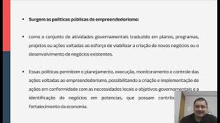 Aula 2 Semana 2  Especialização em Empreendedorismo e Inovação UABIFPI [upl. by Player598]