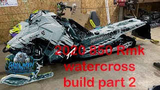 2020 850 RMK Watercross Build Part 2 [upl. by Ydnagrub971]