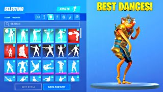 Fortnite ATLANTEAN FISHSTICK SKIN with BEST FORTNITE DANCES amp NEW EMOTES Out West The Renegade [upl. by Los]