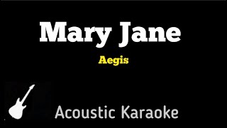 Aegis  Mary Jane  Karaoke Guitar Instrumental [upl. by Sacha635]