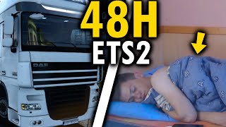 48H W Euro Truck Simulator 2  REKORD ŚWIATA [upl. by Gylys]