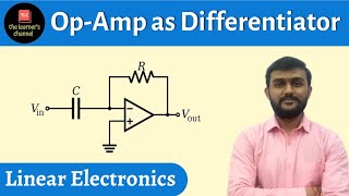 OpAmp as a Differentiator  in Hindi [upl. by Ibob]