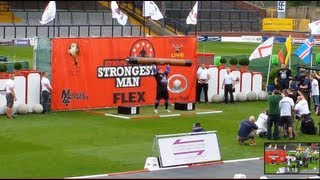 Zydrunas Savickas 221kg Log Press ESM 2013 WORLD RECORD [upl. by Aierbma]