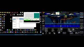 Winlink Express and VARA HF modem software over PowerSDR KE9NS v280 and the Flex5000 SDR [upl. by Amsab]