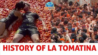 Amazing Festival La Tomatina OF Spain in hindi  क्या आप जानते हो इस त्योहार के बारे मै [upl. by Tory]