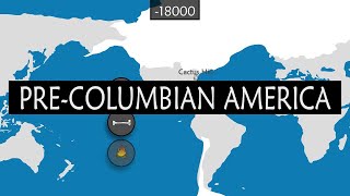 PreColumbian America  Summary on a Map [upl. by Enoek]