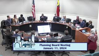 CityCounty Planning Board Meeting January 11 2024 [upl. by Knoll403]