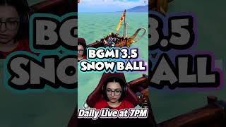 Snow Ball Best way to escape BGMI 35 UPDATE [upl. by Pownall]