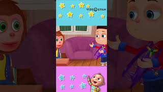 Greedy Dog And The Bone1  लालची कुत्ता और हड्डी 1  Hindi Nursery Rhymes shorts hindikidsstory [upl. by Lladnik]