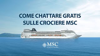 Come chattare gratis sulle crociere MSC usando il wifi della nave [upl. by Llevad]