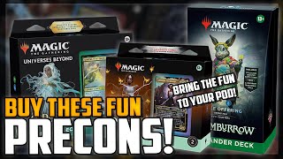 Top 10 Most FUN Precon Decks for Commander To Buy  Magic The Gathering [upl. by Aehsat]