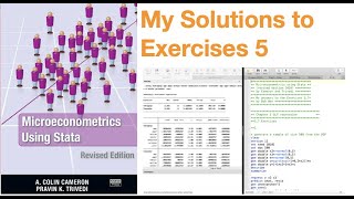 Microeconometrics using Stata Solutions to Exercises 5 [upl. by Auqenes379]