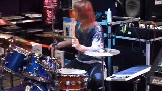 Greg Stevens on drums  2012 Guitar Center DrumOff competition [upl. by Kelila]