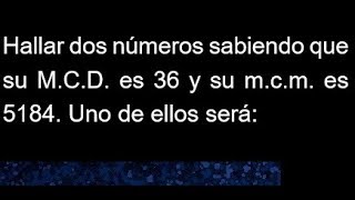 Problemas con MCD ejercicios aplicando el máximo común divisor [upl. by Idram]