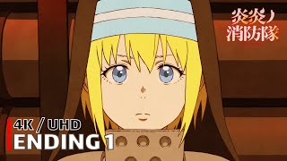 Fire Force  Ending 1 【veil】 4K  UHD Creditless  CC [upl. by Correna]