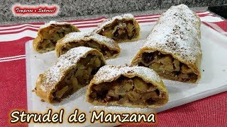 STRUDEL DE MANZANA increible fácil y muy delicioso [upl. by Entirb741]