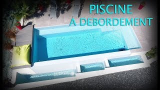 Piscine à débordement avec 3 cascades  Découverte Aquatique [upl. by Boris870]