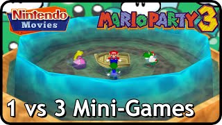 Mario Party 3  1 vs 3 MiniGames [upl. by Venetis]