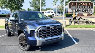 2024 Toyota Tundra 1794 TRD Offroad POV Start Up Test Drive Walkaround and Review [upl. by Trofmoc]