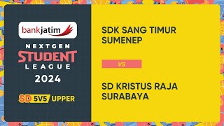 BANK JATIM NEXTGEN STUDENT LEAGUE 2024  SDK SANG TIMUR SUMENEP VS SD KRISTUS RAJA SURABAYA [upl. by Gherlein]