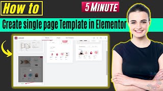 How to create single page template in elementor 2024 [upl. by Aseena]